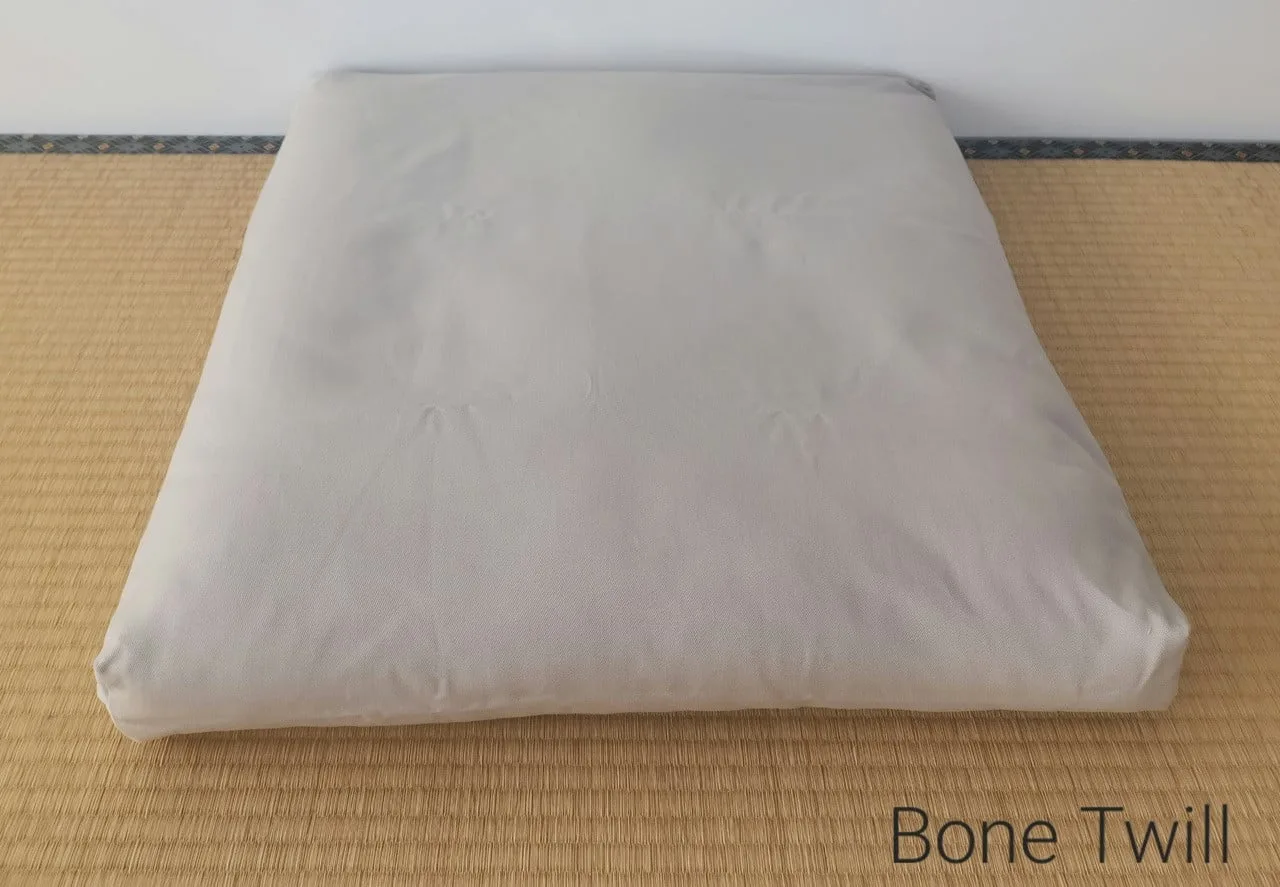 Zabuton with Bone twill cover