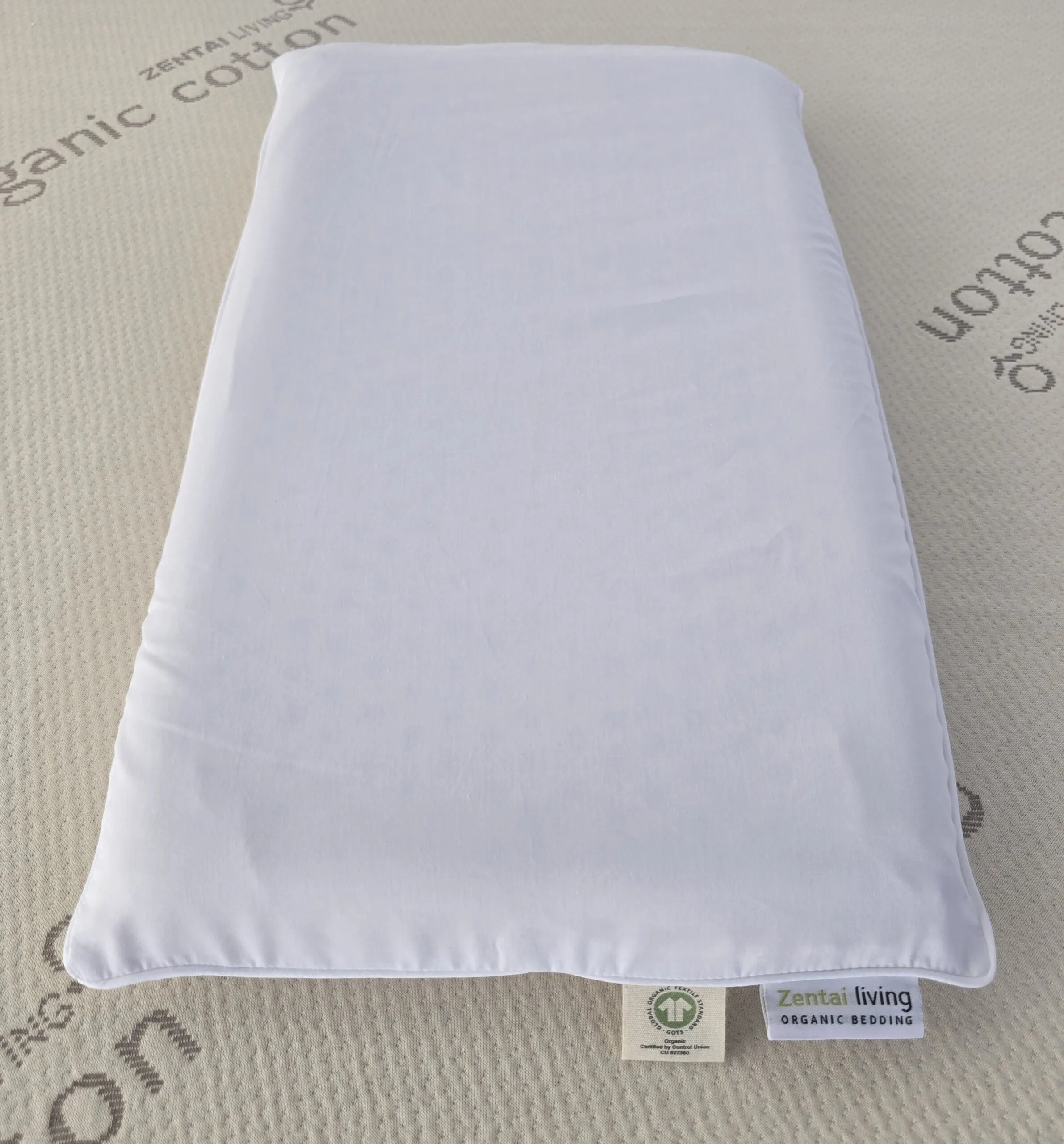Gols certified Organic Latex Pillow  for Toddlers Thin Flat - Image 2
