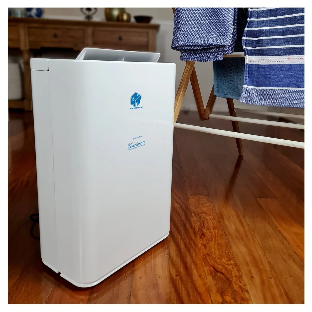 The NWT Compact+ 16L Dehumidifier has a special setting for drying laundry