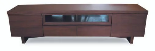 Entertainment Unit Natural Living Walnut finish