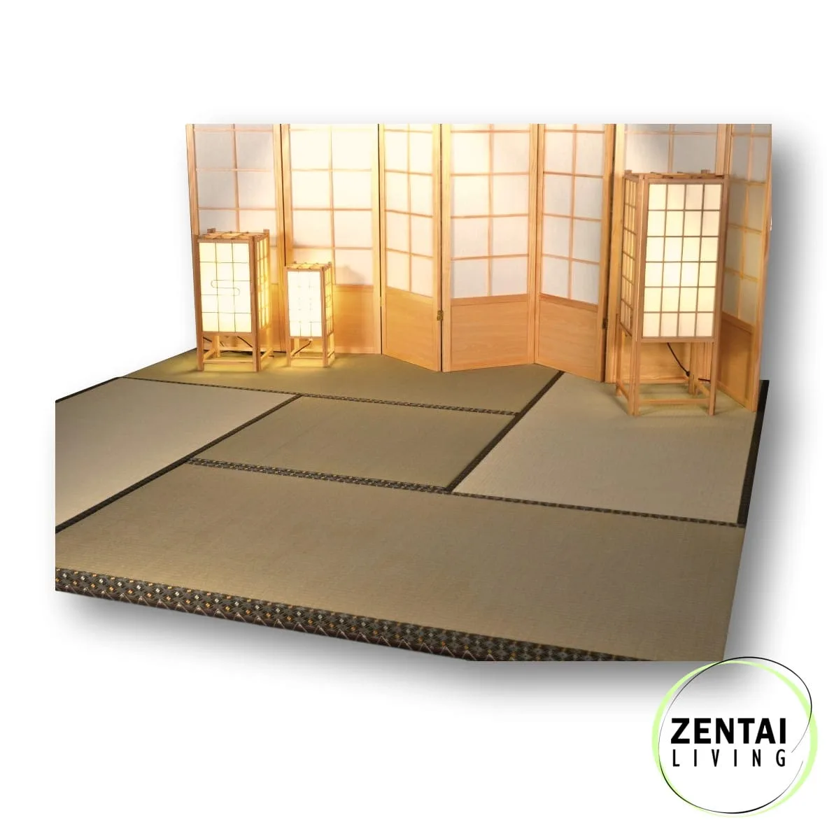 Tatami Mat Traditional Tea Room Set Up tatami japanese floor mat