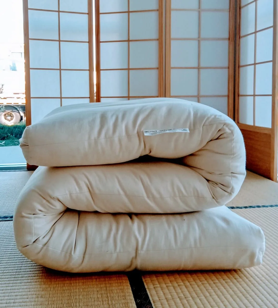 Traditional Plus Futon All Australian Cotton - 10 cm - cotton futon folded 3 2 61915.1682552136.1280.1280