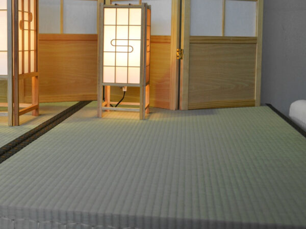 Tatami mat, shown with our Shoji lights