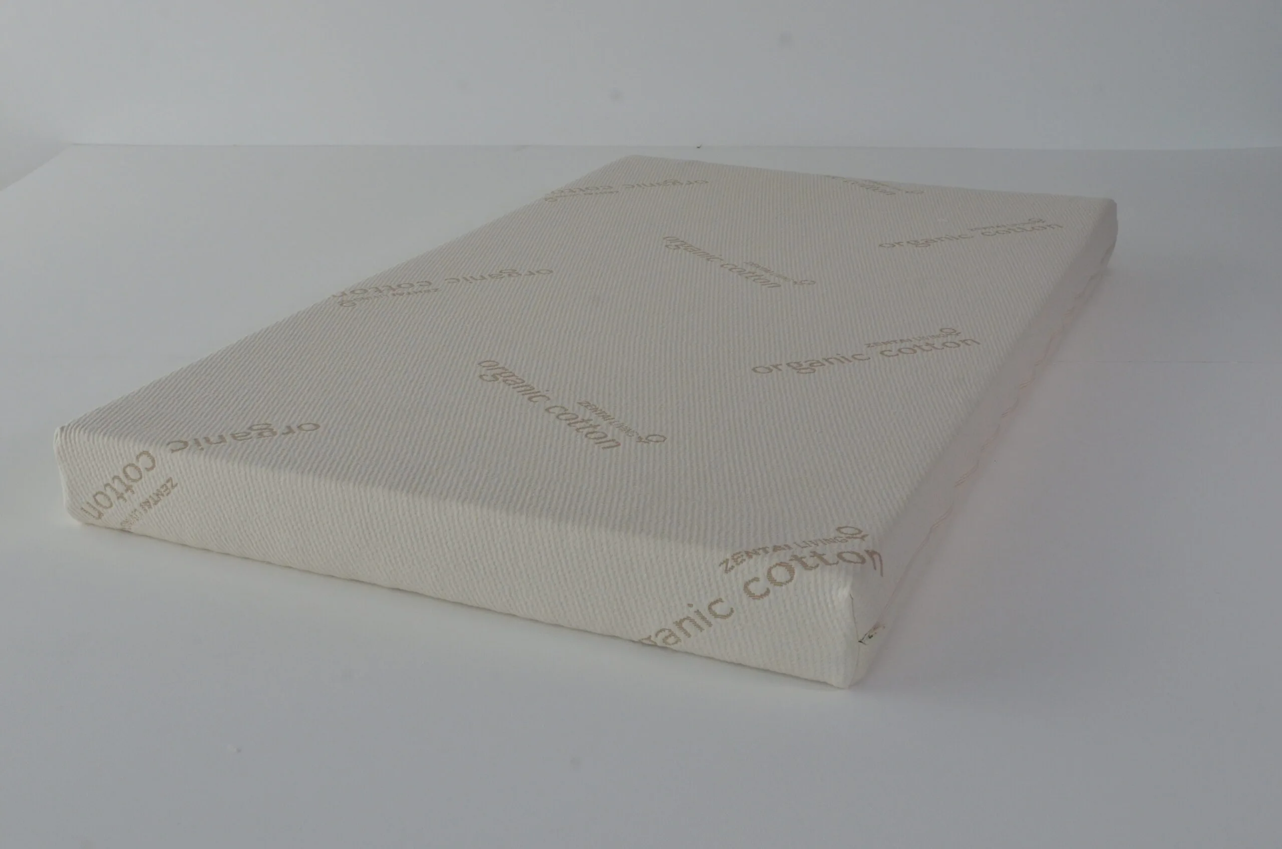 Cot Mattress Certified Organic Latex with Certified Organic Cotton Cover - Latex Cot Esential Angle1841 scaled
