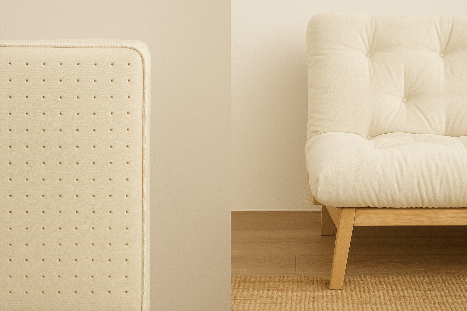 Latex mattress vs futon