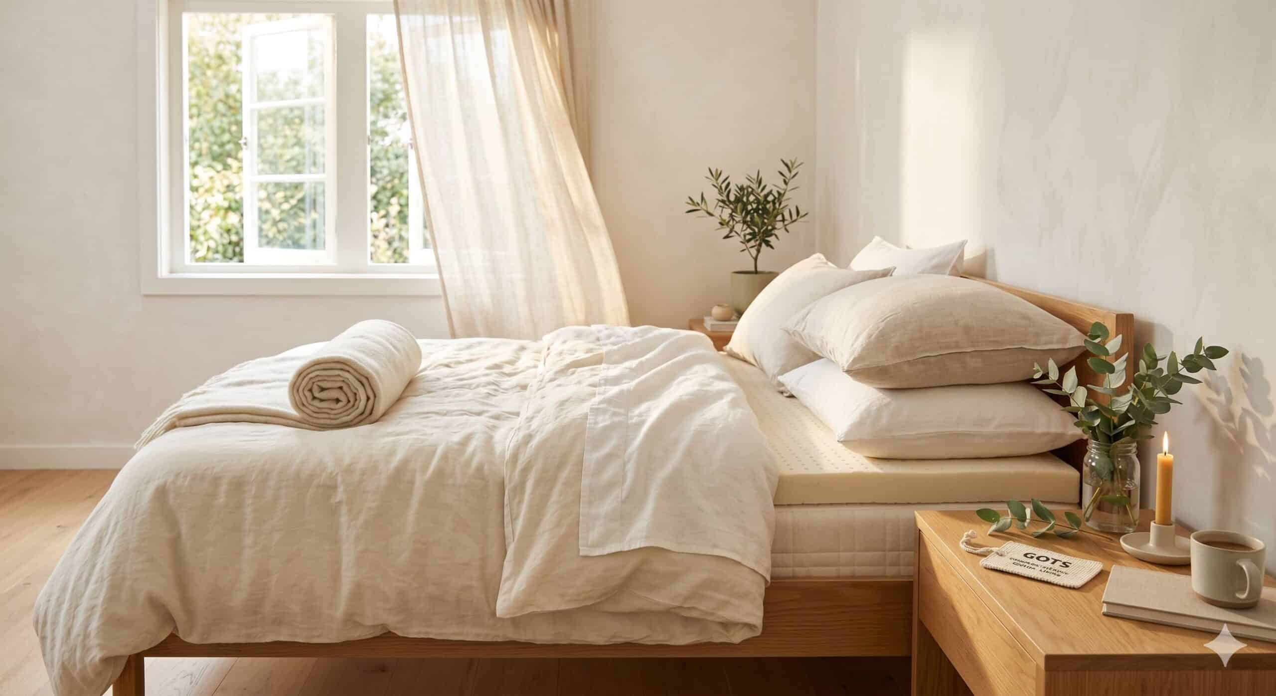 The Case for Organic Sleep — VOCs, Chemicals & Your Bedroom | Zentai Living - Gemini Generated Image j1jyivj1jyivj1jy
