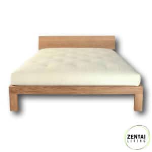 Samsara Bed Frame with Head Board in Solid American Oak Samsara Solid Wood Bed